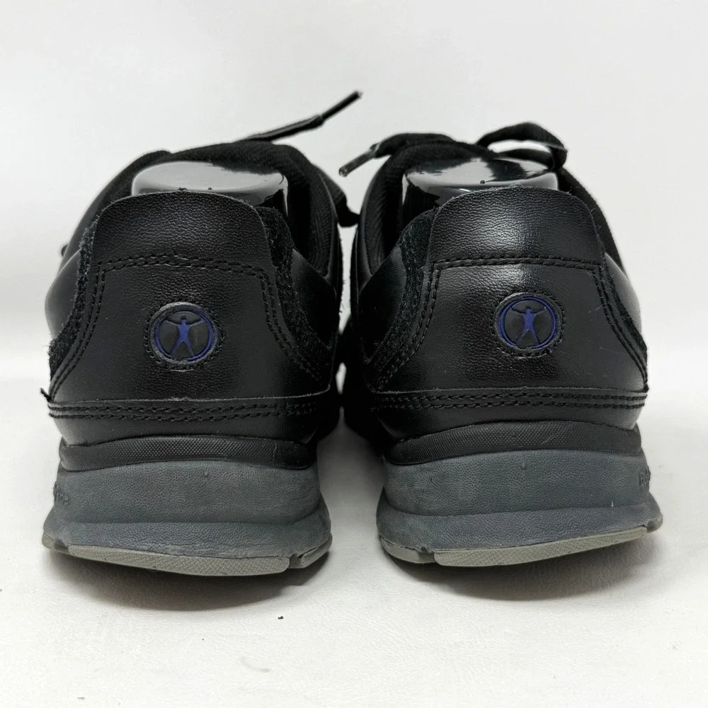 Hush Puppies Origin Oxford‎ Shoe Mens 8.5 EW Extra Wide Black Leather Casual